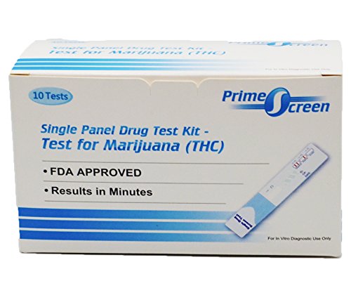 PrimeScreen by Wondfo Marijuana (THC) Single Panel Drug Tests Kit x10
