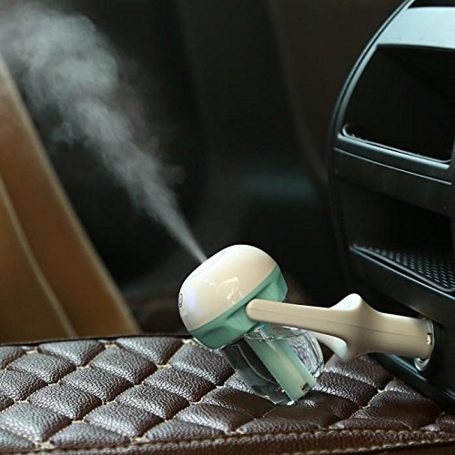 Car Humidifier,Mini Air Purifier Aroma Diffuser Air Freshener Purifier Aromatherapy Mist Maker Suit for Water Soluble Essential Oils Protable Diffuser [Ship from USA Directly] - Thumbnail 2