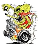 Rat Fink Coupe Decal