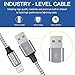 iPhone Charger ,KOYCGD Lightning Cable 6FT USB Charging Cable Nylon Braided Cord for iPhone iPod iPad Mini Air Pro and More (Gray)