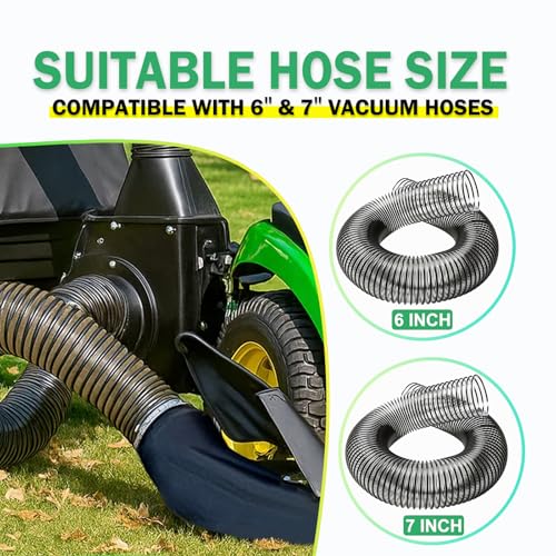 62468 Adapter Mow-N-Vac Kit Leaf Vacuum Bagger Universal Deck Boot Chute photo 11