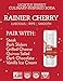 DRY Sparkling Rainier Cherry Soda 12 Oz Cans, 12Count - Lightly Sweetened with Cane Sugar, Caffeine-Free, Non-Gmo