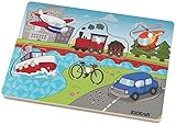 KidKraft Boys Sound Transportation Sound Puzzle, (6 Piece)