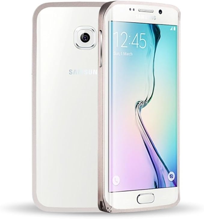 Amazon Galaxy S6 Edge バンパーケース 高級 軽量 超薄型 アルミニウム合金 ハードブレード バンパーケース 曲がらない ブレース ミッドフレームカバー ロック簡単 Samsung Galaxy S6 Svi Edge Sm G925用 ケース カバー 通販