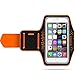 Sahara Sailor Sports Armband Night Reflective Running Phone Holder for iPhone 6 Plus 6S Plus(5.5-inch), Galaxy S6 S5 - Orange