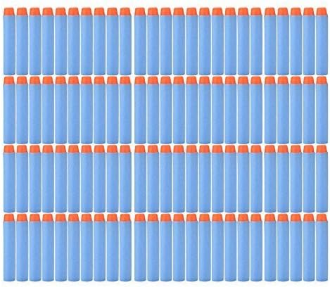EC2BUY 200pcs 7.2cm Refill Bullet Darts for Nerf N-strike Elite Series Blasters Kid Toy Gun - Light Blue