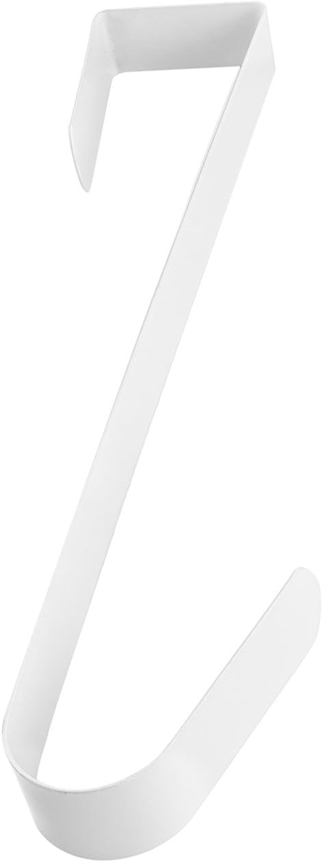 Wreath Hangers - Super Z Outlet Metal Home Over The Door Wreath Hanger for Bathroom, Bedroom, Coats, Towels (15