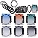 Neewer Graduated Filter Kit: (3)Graduated ND Filters(G.ND2,G.ND4,G.ND8)+(3)Graduated Color Filters(G.Grey,G.Orange,G.Blue)+(9)Metal Adapter Rings+(1)Square Filter Holder+(1)Filter Carry Pouch