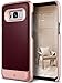 Galaxy S8 Case, Caseology [Fairmont Series] Slim Premium PU Leather Impact Protection Ultra Low-Profile for Samsung Galaxy S8 (2017) - Burgundy