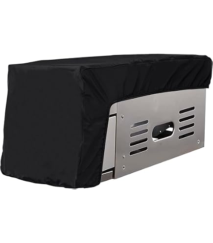 Windproof Covers Copertura Antivento Per Griglia Lynx 25 Cm: In Vinile Resistente Con Fodera In Feltro, Per Prep Center/Bruciatore Laterale