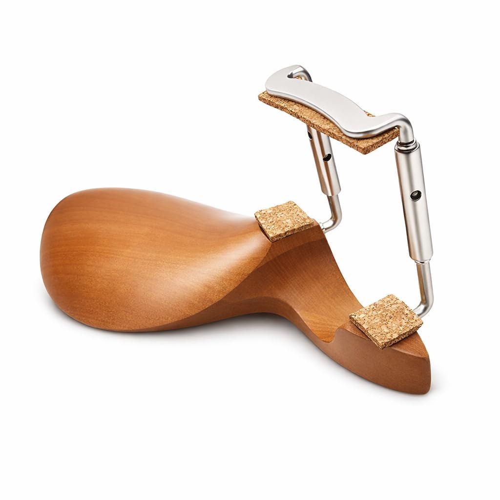 Alomejor Violin Chinrest Violin Bracket Chinrest 3/4 4/4 Violin Wooden Chin Rest for Violin Accessories