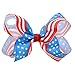 LCLHB 4.5 inch Printed Ribbon Bow Boutique Baby Girl Hair Clips For Teens Children 20PCS