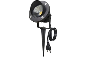 TOVEENEN LED 20W Outdoor Spotlight Flag Light 120V White Waterproof Landscape Spotlights Plug-in Christmas Spot Lights for Yard House Tree Decoration Lighting