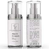 Neck Firming and Tightening Cream for Sagging Skin & Wrinkles (2oz Double-Sized Bottle) Anti Aging Lifting Lotion - With Glycolic and Alpha Hydroxy Acid - Boost Cell Renewal & Collagen Production