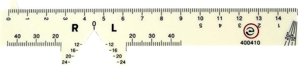 Sports Vision's Multipurpose PD Optical Ruler for Reading Pupil Distance Meter Eye Ophthalmic, Rosa, S