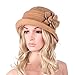 Lawliet Womens 1920s Winter Wool Cap Beret Beanie Cloche Bucket Hat A299