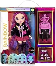 Rainbow High Series 3 EMI Vanda Fashion Doll – Orchid (Deep Purple) with 2 Designer Outfits to Mix & Match