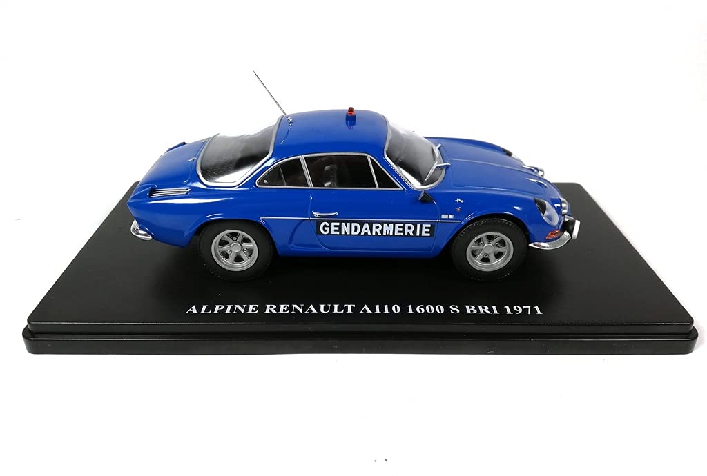 OPO 10 - Car compatible with Renault Alpine Gendarmerie A110 1600 S BRI 1971 Hachette 1/24 (TES4)