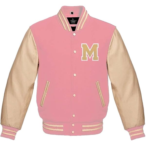 Varsity Jacket Baseball Letterman Jacket Wool Multi and