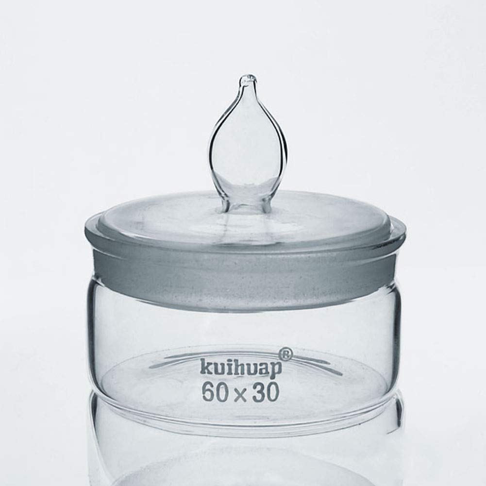 LowForm 40x25mm Tansoole Glass Round Weighing Bottle with Stopper Pack