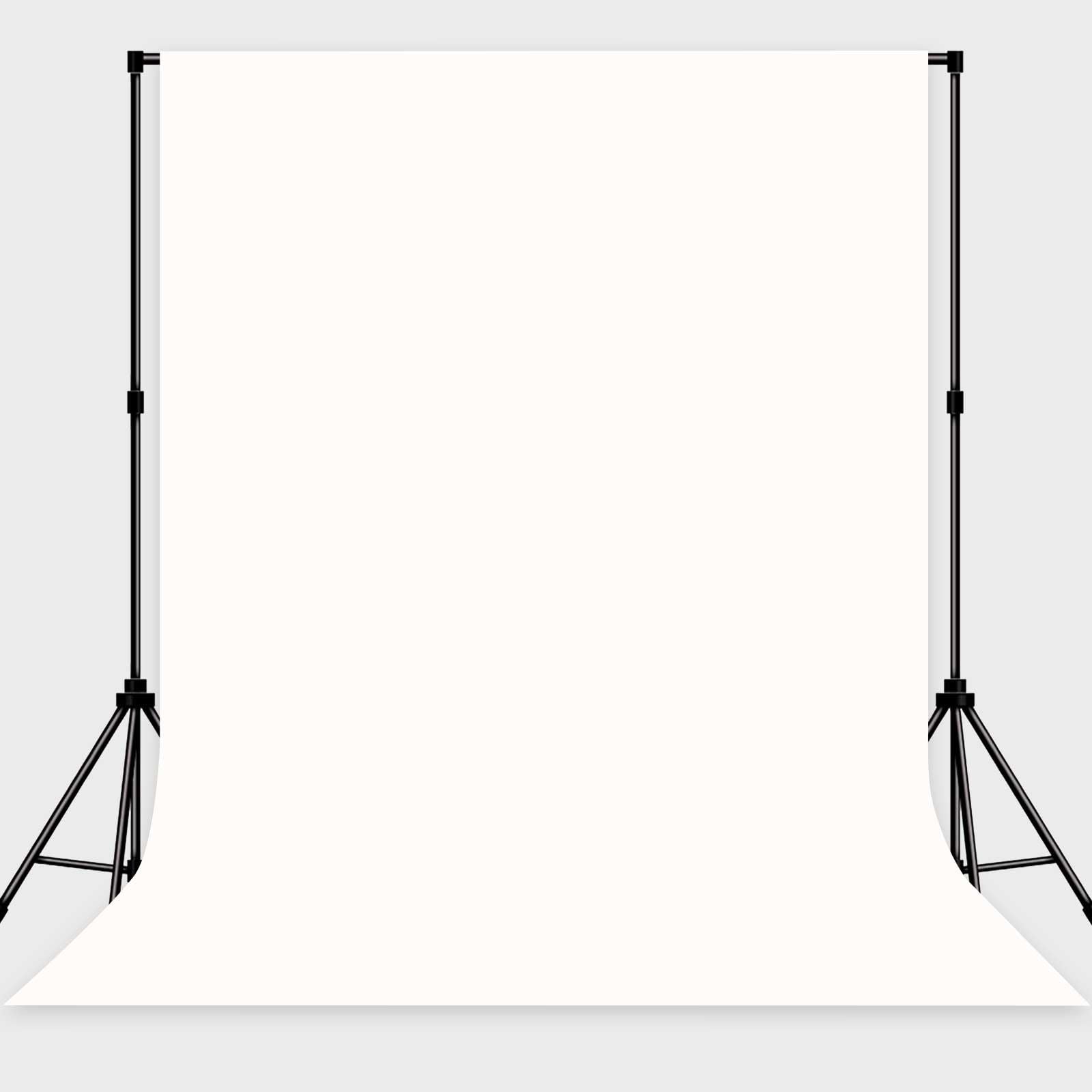 Photo 1 of Photo Backdrop White Background Fabric Professional Photography 5x7ft Seamless Design Eliminates Wrinkles Professional Portrait Short Video Minimalist Theme Decoration