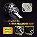 Infitary LED Headlight Bulbs H7 Auto Headlamp Car Headlight 64W 6500K 10000 Lumens Super Bright White- 2 Bulbs- 3 Year Customer Service, Not for Daytime Running Lights