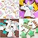 BUSOHA Unicorn Cookie Cutter Set 5pcs - Unicorn, Unicorn Head, Rainbow, Shooting Star and Star, Large Stainless Steel Fondant Molds for Kid's Kitchen Biscuit Baking Tools Holiday Party Supplies