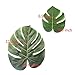 LEOBRO Tropical Palm Leaves Simulation Leaf Artificial Tropical Green Plant Leaves 13 Inch and 8 Inch Combination Leaves for Hawaiian Luau Party Decoration Shipping by FBA (20 Pieces)