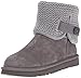 UGG Women's Shaina Slip on Slipper, GREY, 8 M US