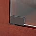 Glass Door Pivot Hinge - Black (Pair)