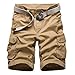 Lega Men's Twill Multi-Pocket Cargo Shorts