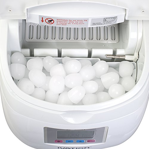 Portable Ice Maker w/LCD Display 2.8Liter Water Reservoir, 3