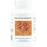 Supreme Nutrition Manjistha Supreme, 90 Pure Indian Madder Root Vegetarian Capsules