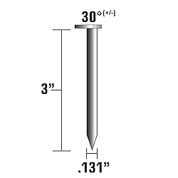 Metabo HPT Framing Nails | 3-in x 0.131-in | 30