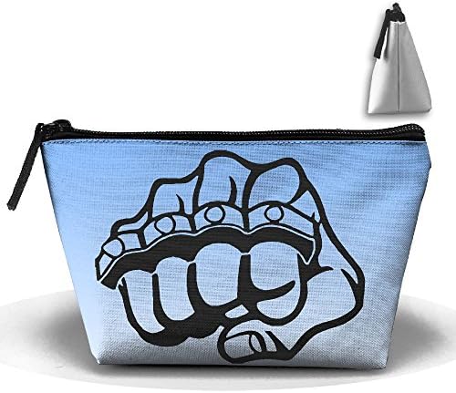 NYSOUVENIRS Death Punch Brass Knuckles Trapezoid Receive Bag Storage Bags Home Office Travel Camping Sport Gym Outdoor