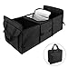Big Ant Car Trunk Organizer Multipurpose Collapsible Cooler Storage Trunk Organizer for SUV, Vehicle, Truck, Auto (Black)