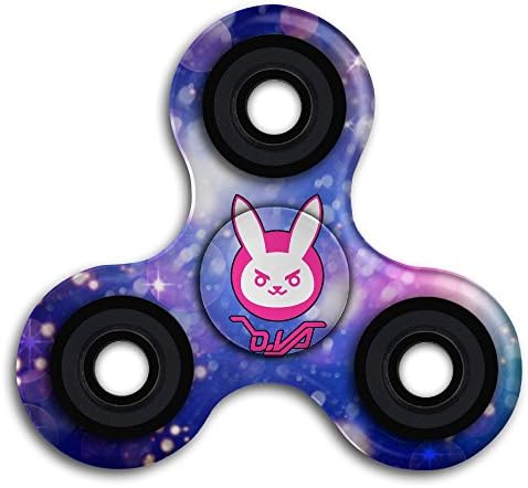 Overwatch Rabbit 1 Tri-Spinner Fidget Spinner Focus Toy Stress Reducer EDC Focus Toy For Kid And Adult High Speed Relieving ADHD, OCD, Anxiety