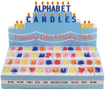 Amazon.com: DCI Alphabet Candles - Set 