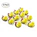 Easter Chicks, Fluffy Yellow Small Cute Easter Chenille Chicks and Egg in Nests, 12 Sets(Style 2)
