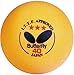 Butterfly ITTF Aproved 3-Star 40mm Table Tennis Balls (12-Pack, Orange)