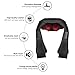 FITFIRST Neck and Shoulder Massager Shiatsu Kneading Massage with Heat for Home Office Travel Use (Grey)