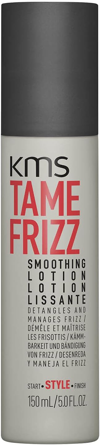 KMS TameFrizz Smoothing Lotion 150ml All Hair Types Heat Protection Vegan PETA