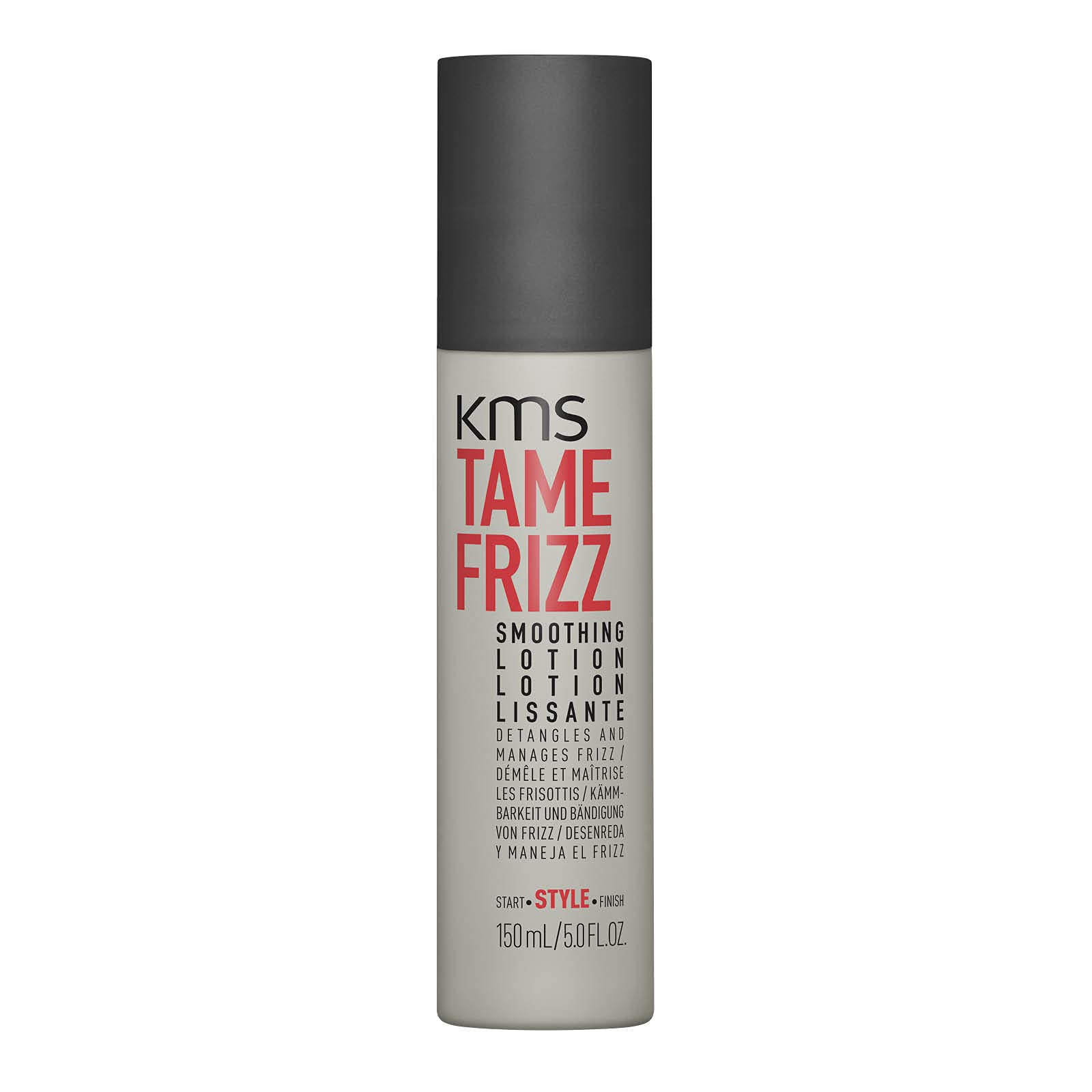 KMS TameFrizz Smoothing Lotion, For All Hair Types, Smoothness & Manageability, Heat Protection up to 230°C, Vegan & PETA Approved, 150ml