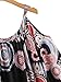 Romwe Women's Summer Cold Shoulder Bohemian Print Loose Tunic Dress