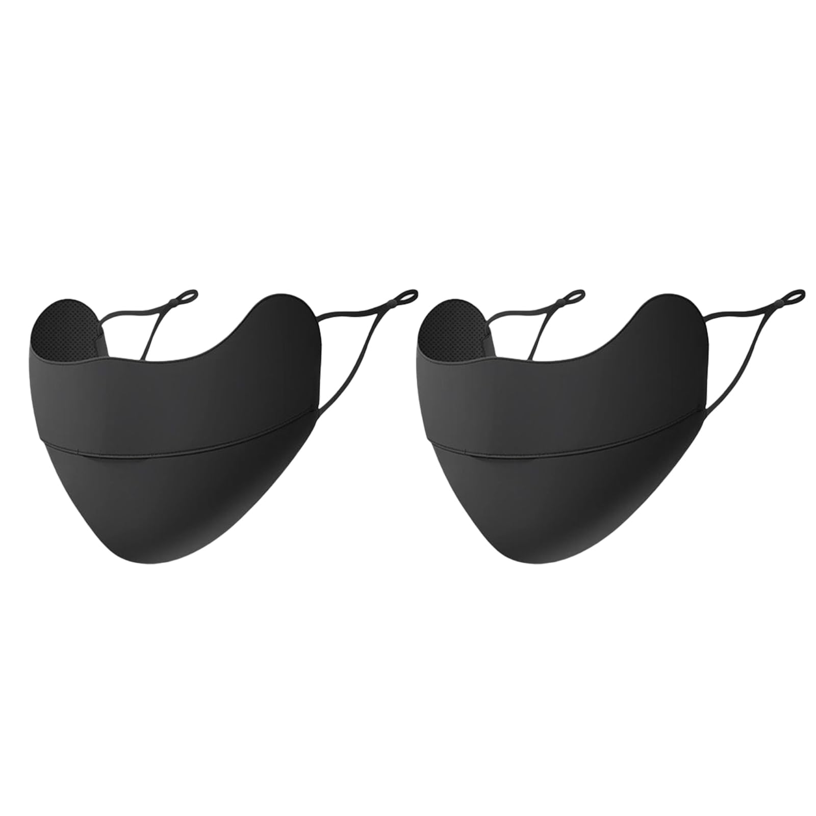 CCAIPU 2Pcs Face Mask for Sun Protection, Reusable Washable Breathable Face Mask UV Protection Face Cover Motorcycle Cycling Sport Mask for Outdoor