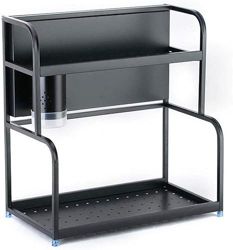 Amazon Djjsgsb キッチン収納ラック ストレージラックブラック電着1ステンレスキッチンシェルフタイプaフロアナイフシェルフキッチン 調味料棚収納棚 Size 40cm キッチンラック オンライン通販