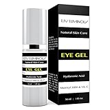 Eye Gel Infused with Matrixyl 3000 & Plant Stem Cells for Dark Circles, Fine Lines, Wrinkles & Eye Puffiness - Most Effective Anti Aging Eye Treatment