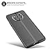 Olixar for Nokia 9 Pureview Case - Leather Back - Protective Cover - Shock Absorption - Leather Style - Attache - Wireless Charging Compatible - Black