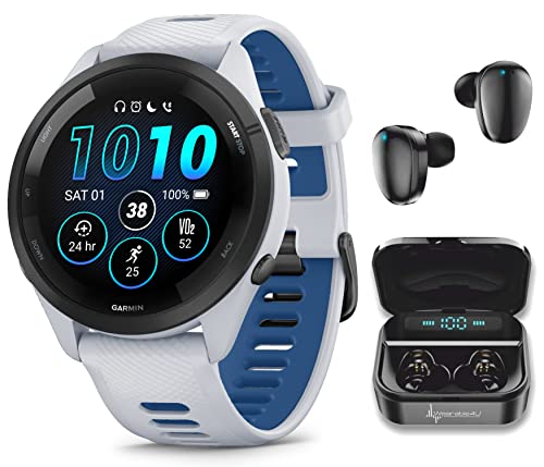 Garmin Forerunner 265 Music Smartwatch Bundle