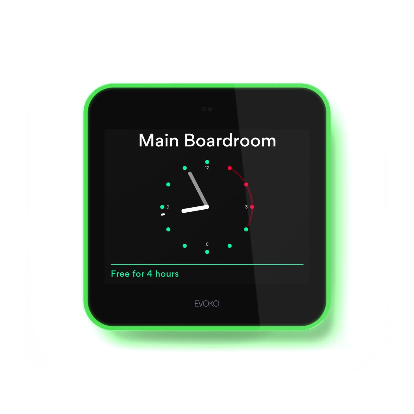 Evoko ERM2001 Liso Space Booking System Digital Door Sign, White